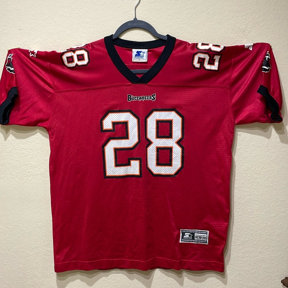 NFL Tampa Bay Buccaneers Kids Jersey Warrick Dunn boys size XL